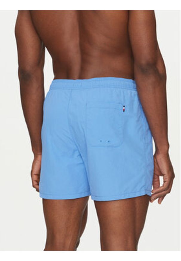 TOMMY HILFIGER - Tommy Hilfiger Szorty kąpielowe UM0UM03477 Niebieski Regular Fit. Kolor: niebieski. Materiał: syntetyk
