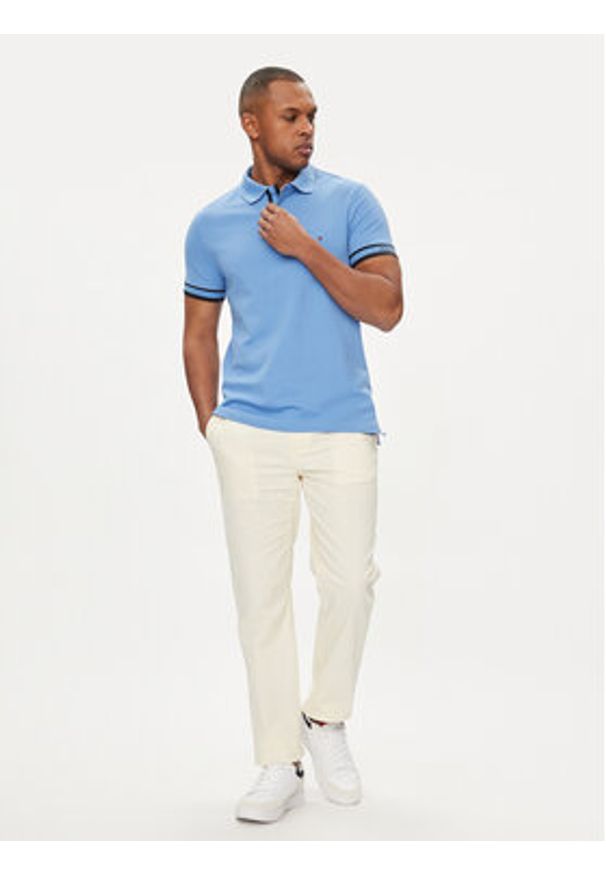 TOMMY HILFIGER - Tommy Hilfiger Chinosy Denton MW0MW25964 Écru Straight Fit. Materiał: bawełna
