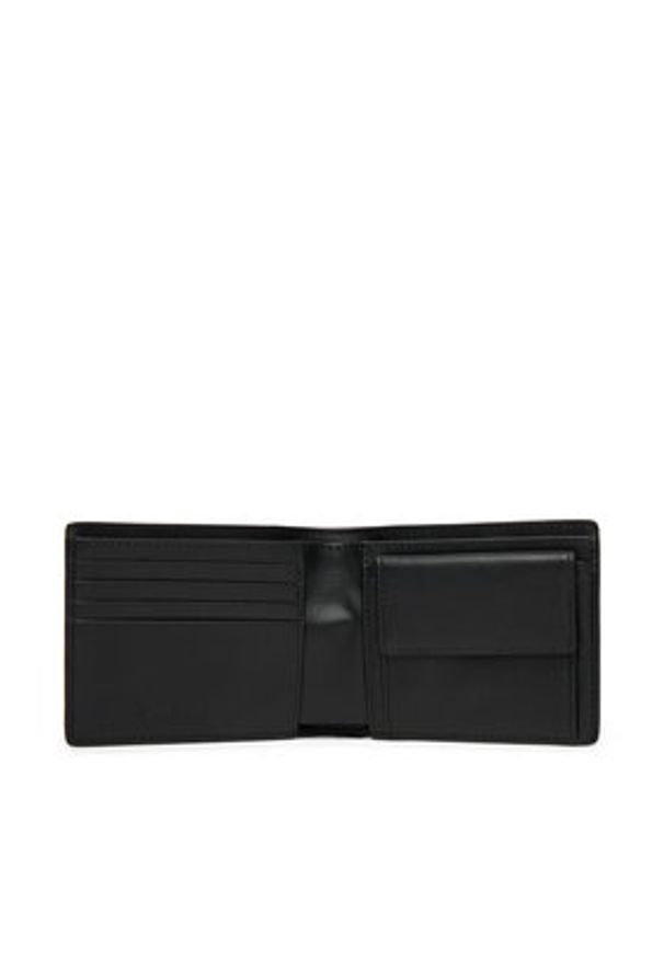 Karl Lagerfeld - KARL LAGERFELD Portfel męski A1M32015 Czarny. Kolor: czarny. Materiał: skóra