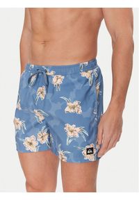 Quiksilver Szorty kąpielowe Everyday Straight Volley 15 EQYJV04121 Niebieski Regular Fit. Kolor: niebieski. Materiał: syntetyk