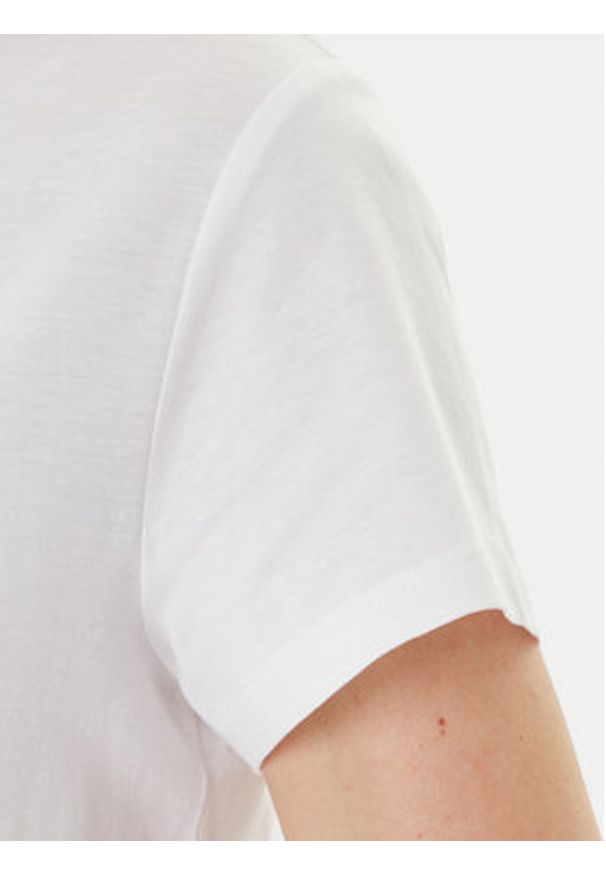 BOSS T-Shirt Eventsa8 50545671 Biały Slim Fit. Kolor: biały. Materiał: bawełna