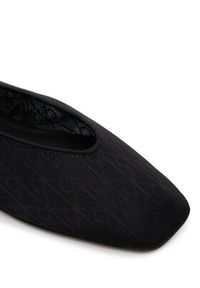 Calvin Klein Baleriny Square Ballerina Aop Mesh HW0HW02937 Czarny. Kolor: czarny. Materiał: materiał #3