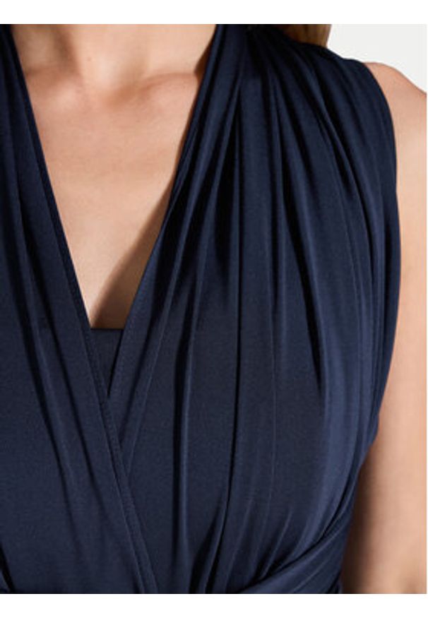 Swing Sukienka wieczorowa 5AI14200 Granatowy Regular Fit. Kolor: niebieski. Materiał: syntetyk. Styl: wizytowy