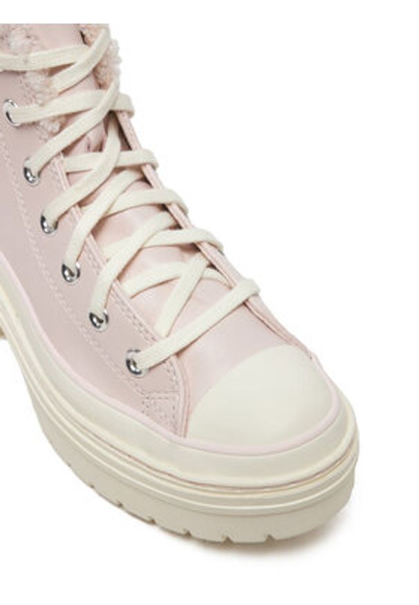 Converse Trampki Chuck Taylor All Star Lugged Heel Sherpa A09346C 662 Różowy. Kolor: różowy. Materiał: materiał