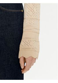 Guess Sweter Adaline W4GR08 Z2U00 Beżowy Regular Fit. Kolor: beżowy. Materiał: syntetyk #5