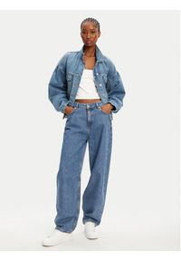 Hugo - HUGO Kurtka jeansowa Lou 50541559 Niebieski Regular Fit. Kolor: niebieski. Materiał: bawełna #4