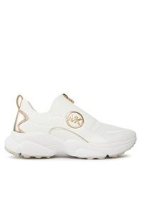 MICHAEL Michael Kors Sneakersy Sami Zip Trainer 43H3SMFSAD Biały. Kolor: biały. Materiał: skóra #5