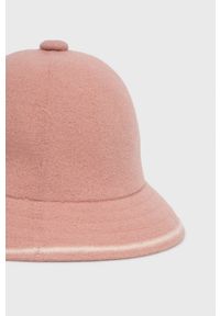 Kangol Kapelusz wełniany kolor różowy K3181ST.DR669-DR669. Kolor: różowy. Materiał: wełna #4