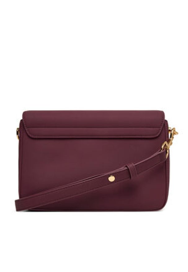 Love Moschino - LOVE MOSCHINO Torebka JC4023PP1NKD0552 Bordowy. Kolor: czerwony. Materiał: skórzane