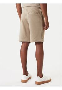 Guess Szorty sportowe Z6RD06 KAIJ1 Beżowy Regular Fit. Kolor: beżowy. Materiał: bawełna. Styl: sportowy #3