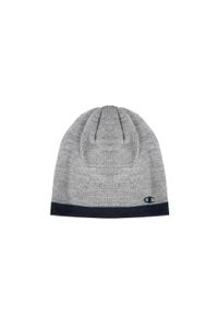 Champion - Czapka outdoor zimowa męska Beanie. Kolor: szary. Materiał: akryl. Sezon: zima #1