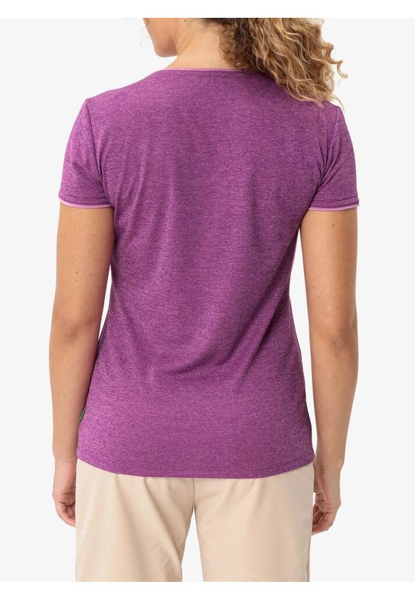 Koszulka szybkoschnąca damska Vaude Essential T-Shirt. Kolor: fioletowy, różowy, wielokolorowy
