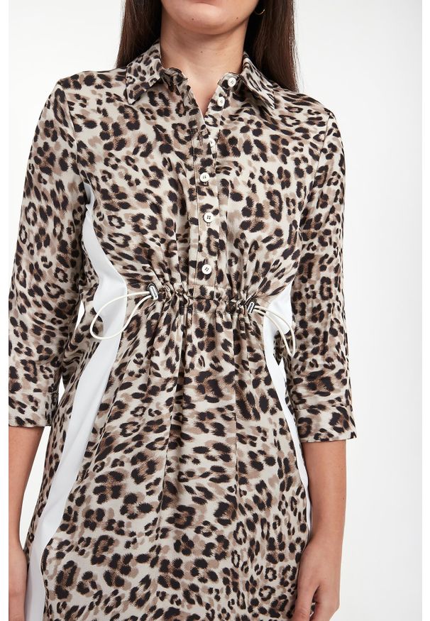 Sportalm - Sukienka szmizjerka ze zwierzęcym wzorem SPORTALM. Wzór: motyw zwierzęcy. Typ sukienki: szmizjerki