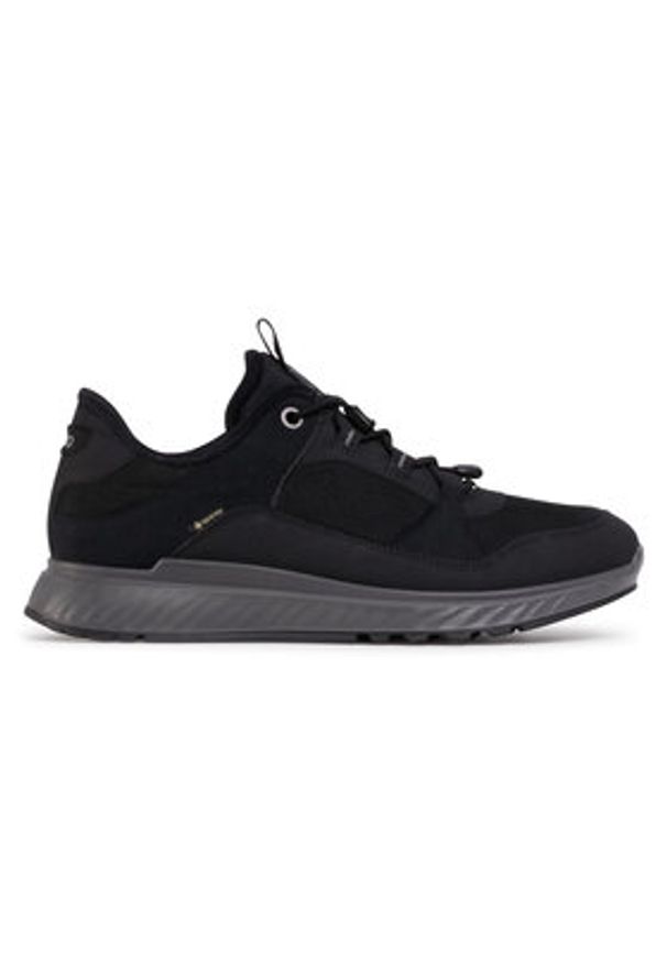 ecco - ECCO Półbuty Exostride M GORE-TEX 83533400001 Czarny. Kolor: czarny. Materiał: materiał