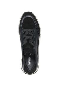 Geox - Buty. Nosek buta: okrągły. Zapięcie: sznurówki. Kolor: czarny. Materiał: syntetyk, materiał, skóra, guma. Szerokość cholewki: normalna. Obcas: na obcasie. Wysokość obcasa: średni #5