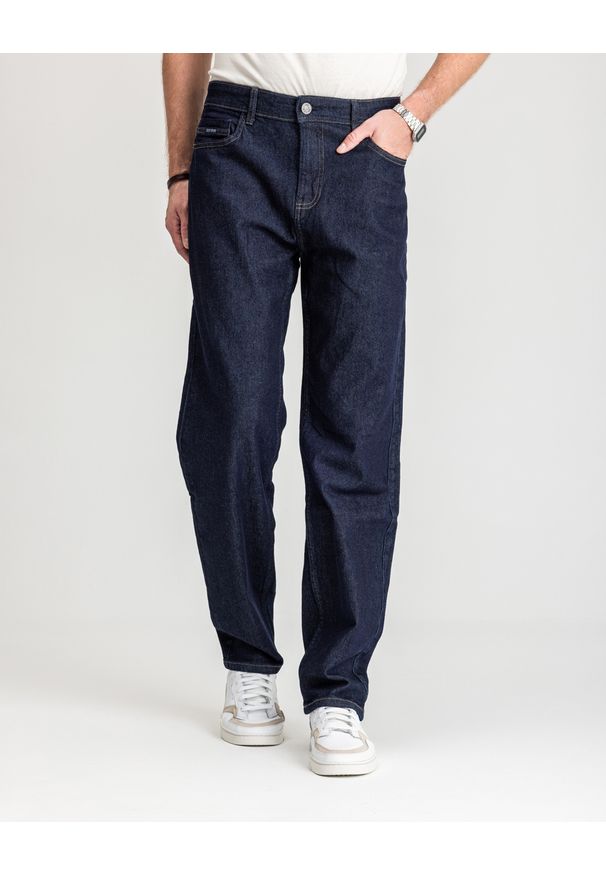 MARCUS - Męskie Spodnie Jeansowe Marcus Jason 2240 Jeans Rough Dry Blue 14-200318