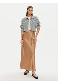ViCOLO Spódnica maxi TB0342 Brązowy Regular Fit. Kolor: brązowy. Materiał: wiskoza #5