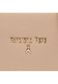 Patrizia Pepe Torebka CB0071/L001-B743 Beżowy. Kolor: beżowy. Materiał: skórzane