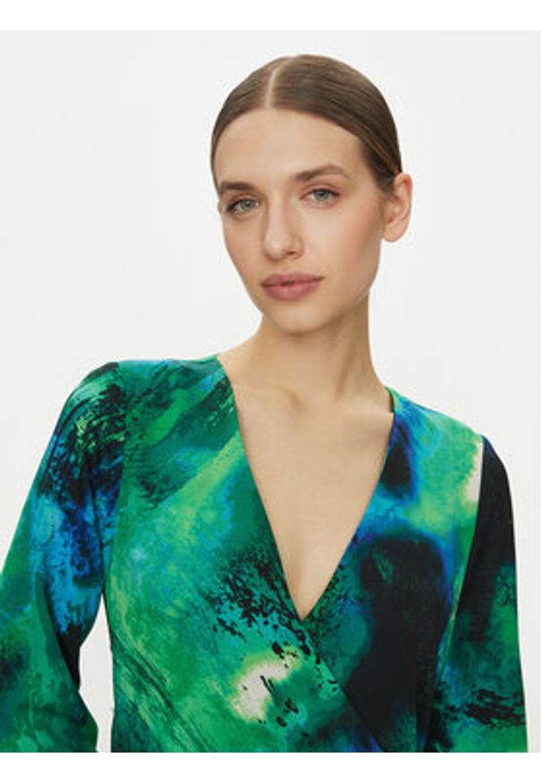 DKNY Sukienka koktajlowa DD4JYD34 Zielony Regular Fit. Kolor: zielony. Materiał: syntetyk. Styl: wizytowy