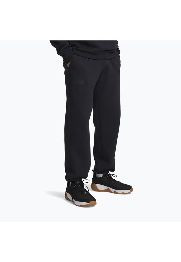 Spodnie treningowe męskie Under Armour Project Rock Icon. Kolor: czarny. Sport: fitness