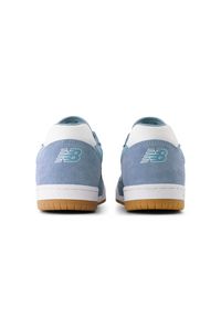 Buty męskie New Balance Numeric NM600BBG – niebieskie. Kolor: niebieski. Materiał: zamsz, guma, dresówka, materiał. Szerokość cholewki: normalna. Sport: bieganie, skateboard, fitness #3