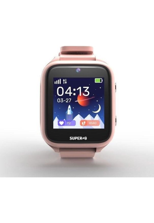 Smartwatch Gudrutis Išmanusis laikrodis Gudrutis Super-G Active Pro, Rožinis. Rodzaj zegarka: smartwatch