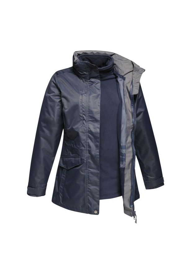 Regatta - Kurtka Damska Benson III. Kolor: wielokolorowy, niebieski, szary. Sport: turystyka piesza