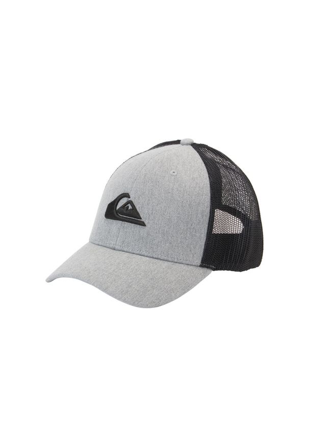 Quiksilver - dla Mężczyzn GROUNDER Szary. Kolor: szary. Materiał: materiał, poliester, bawełna. Wzór: ze splotem