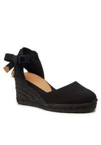 Castañer Espadryle Carina C/6/001 020969 Czarny. Kolor: czarny. Materiał: materiał