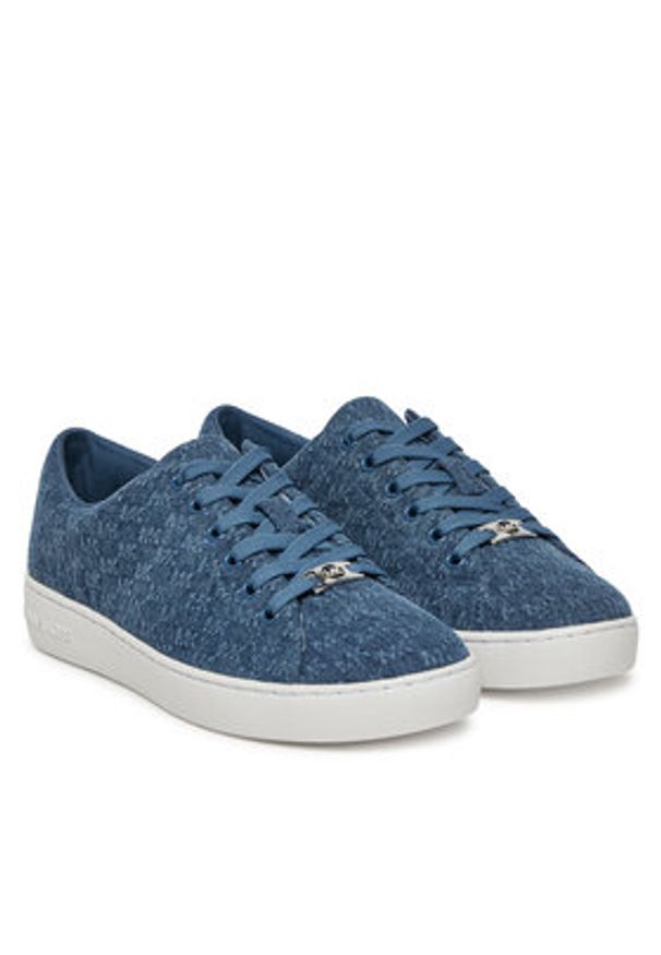 MICHAEL Michael Kors Sneakersy Keaton Lace Up 43S5KTFS1D Niebieski. Kolor: niebieski. Materiał: materiał