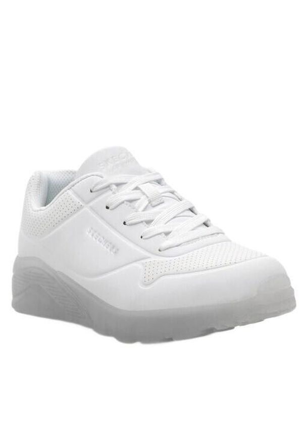 skechers - Buty Dziecięce sneakers Skechers. Kolor: biały. Model: Skechers Sport. Sport: turystyka piesza