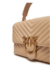 Pinko - PINKO Torebka Love Lady Puff Classic Cl PE 25 PLTT 100043 A0GK Beżowy. Kolor: beżowy. Materiał: skórzane #5