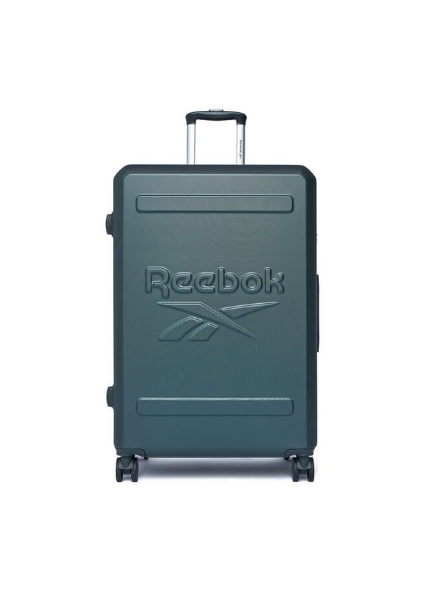 Walizka duża Reebok. Kolor: zielony