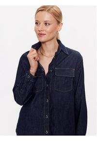 Liu Jo Koszula jeansowa UF3161 D4555 Granatowy Regular Fit. Kolor: niebieski. Materiał: bawełna, jeans #3