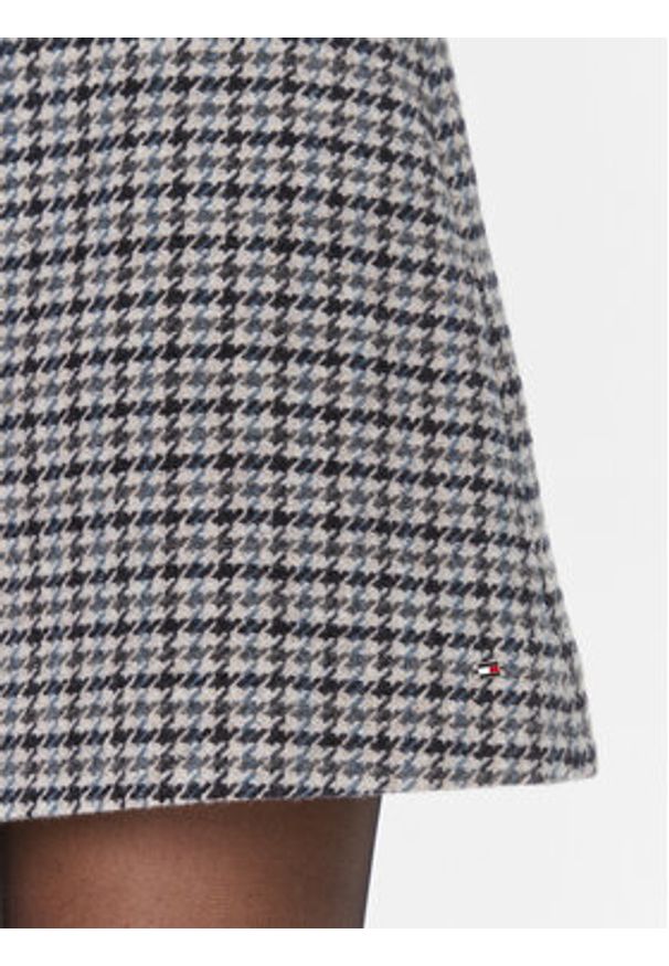 TOMMY HILFIGER - Tommy Hilfiger Spódnica trapezowa WW0WW39736 Kolorowy Regular Fit. Materiał: syntetyk. Wzór: kolorowy