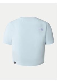 The North Face T-Shirt NF0A55AO Niebieski Cropped Fit. Kolor: niebieski. Materiał: bawełna #2