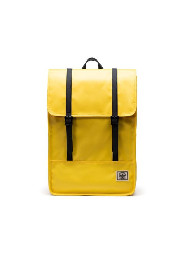 Herschel Plecak kolor żółty duży gładki. Kolor: żółty. Wzór: gładki