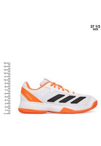 Adidas - adidas Buty do tenisa Courtflash JR4450 Biały. Kolor: biały. Materiał: materiał. Sport: tenis #5