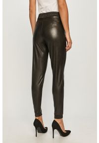Spanx - Spodnie. Stan: podwyższony. Kolor: czarny. Materiał: skóra #2