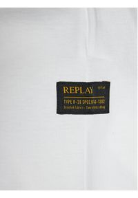 Replay T-Shirt M6755.000.2660 Biały Regular Fit. Kolor: biały. Materiał: bawełna #4