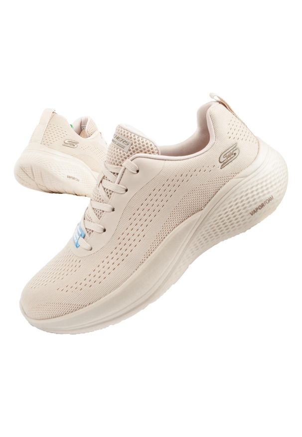 skechers - Buty sportowe sneakersy damskie Skechers Bobs Infinity. Okazja: na co dzień, na spacer. Kolor: beżowy. Model: Skechers Sport. Sport: turystyka piesza