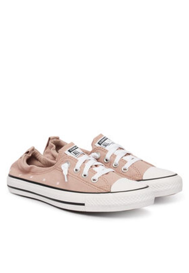 Converse Trampki Chuck Taylor All Star Shoreline Embroidered Stars A17778C Brązowy. Kolor: brązowy. Materiał: materiał