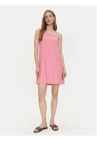 JJXX Sukienka letnia Breeze 12269732 Różowy Loose Fit. Kolor: różowy. Materiał: len. Sezon: lato