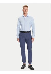 BOSS Koszula P-Hank 50527675 Błękitny Slim Fit. Kolor: niebieski. Materiał: bawełna #5