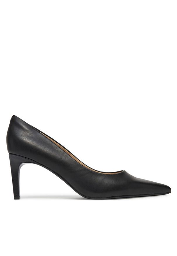 Calvin Klein Szpilki Pump 70 Pointy Hw Bar Lth HW0HW02561 Czarny. Kolor: czarny. Materiał: skóra. Obcas: na szpilce