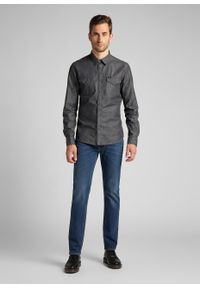 Lee - MĘSKIE SPODNIE JEANSOWE LEE DAREN ZIP FLY MID WASH SIDNEY L707SGSI #6