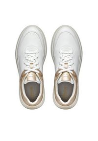 Geox Sneakersy D Spherica Ecub-3 D46WTB 054AJ C1327 Biały. Kolor: biały. Materiał: skóra