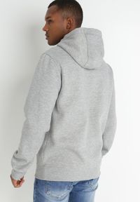 Born2be - Szara Bluza Evoire. Okazja: na co dzień. Typ kołnierza: kaptur. Kolor: szary. Materiał: jeans. Styl: casual, klasyczny #9