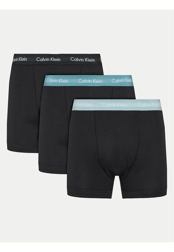 Calvin Klein Komplet 3 par bokserek 0000U2662G Czarny. Kolor: czarny. Materiał: materiał