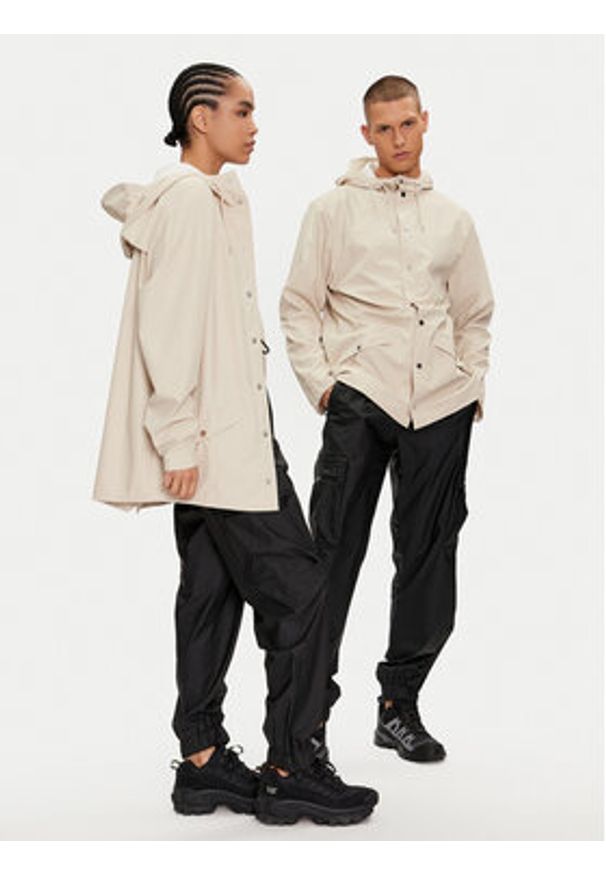 Rains Kurtka przeciwdeszczowa Jacket W3 12010 Brązowy Regular Fit. Kolor: brązowy. Materiał: syntetyk